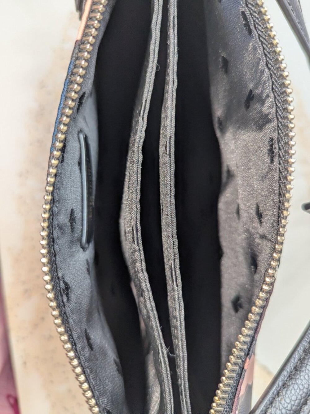 🔥LS🔥kate spade Black Floral Crossbody - Picture 2 of 5